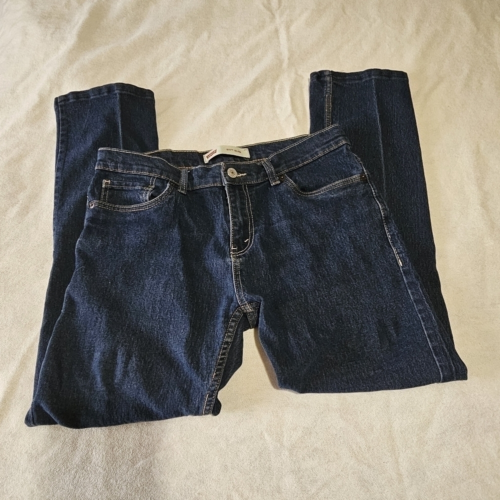 Classic Dark Blue Denim Men’s Jeans